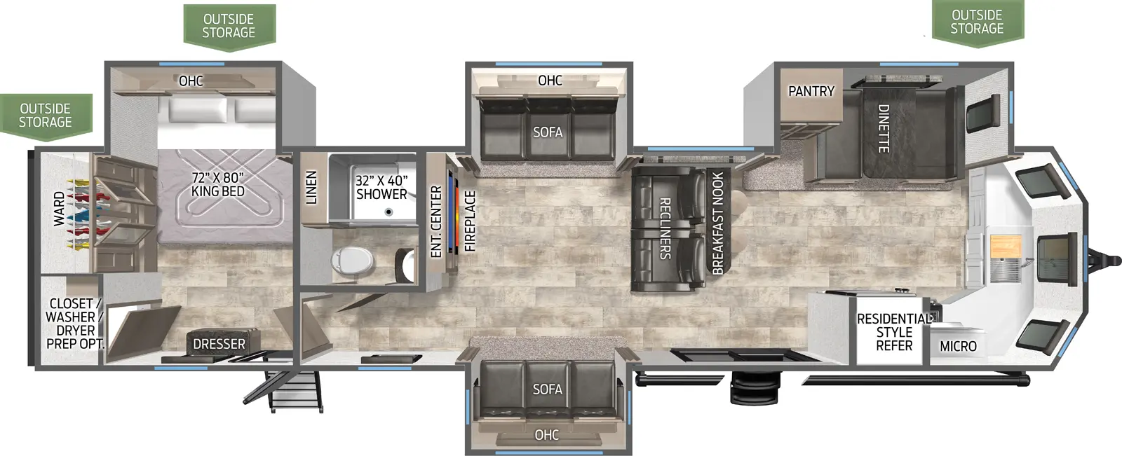 Puma Destination 39FKL Floorplan